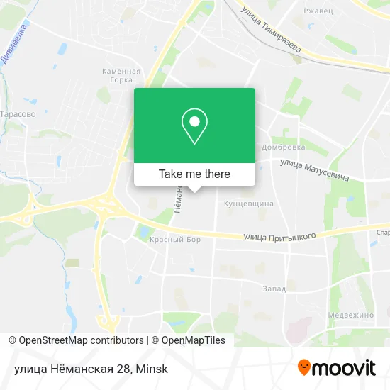 улица Нёманская 28 map