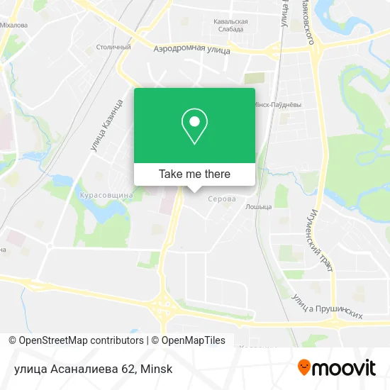 улица Асаналиева 62 map