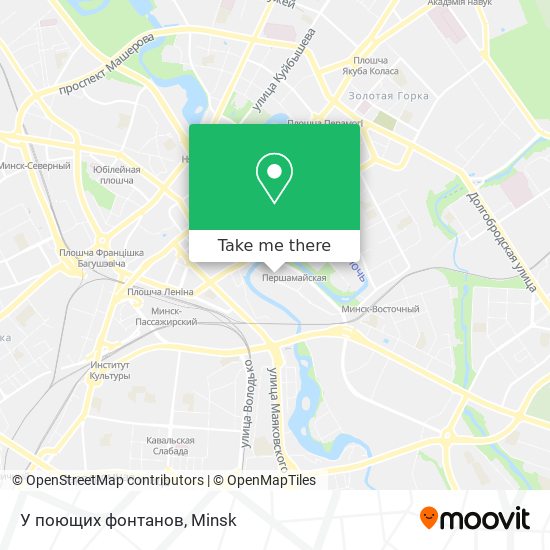 У поющих фонтанов map