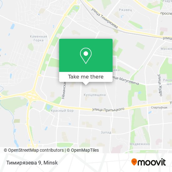 Тимирязева 9 map