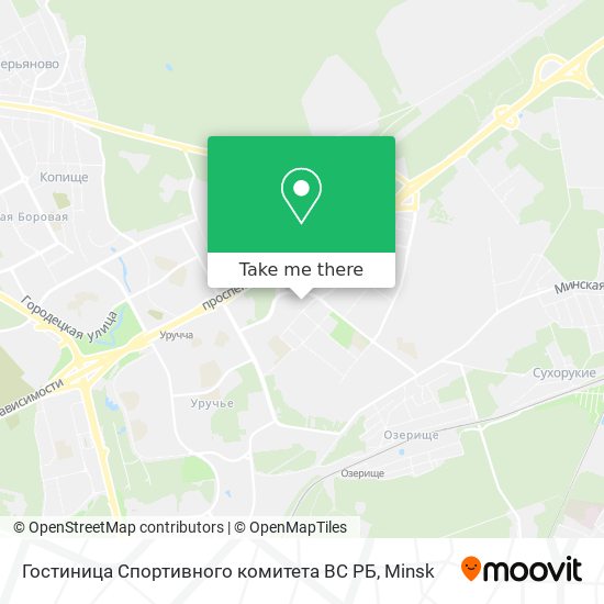 Гостиница Спортивного комитета ВС РБ map