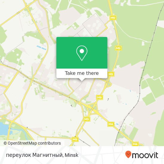 переулок Магнитный map