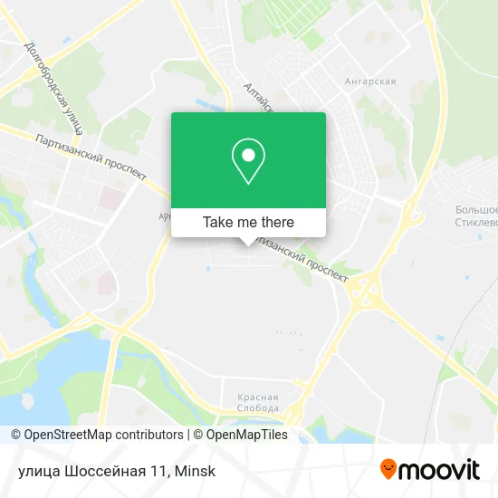 улица Шоссейная 11 map