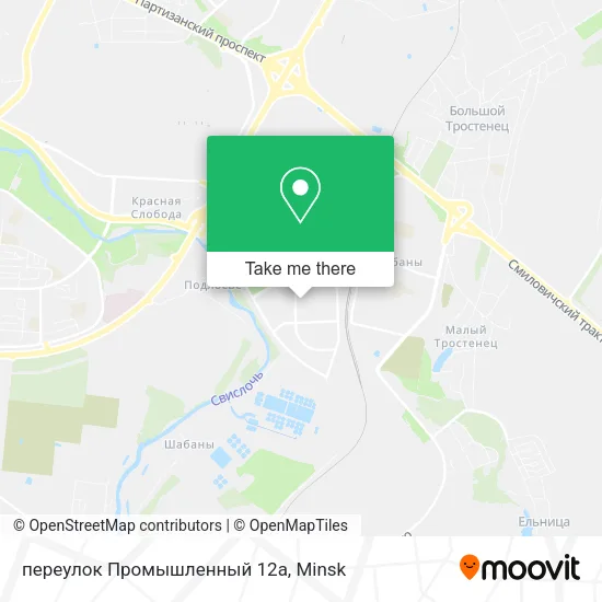 переулок Промышленный 12а map