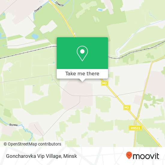 Goncharovka Vip Village map