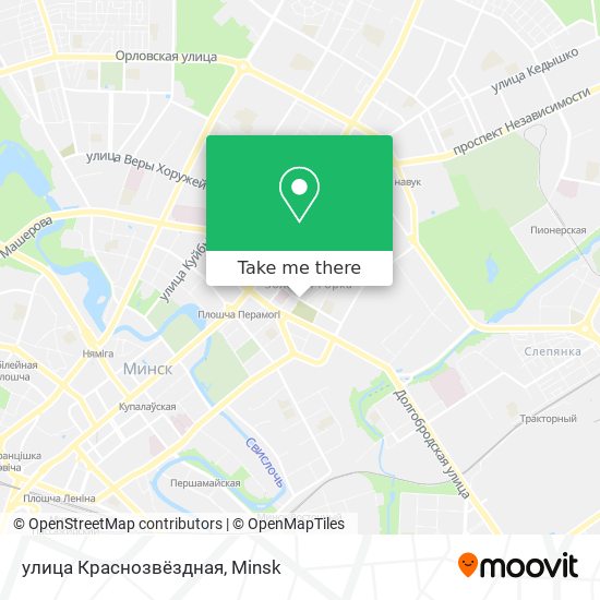 улица Краснозвёздная map