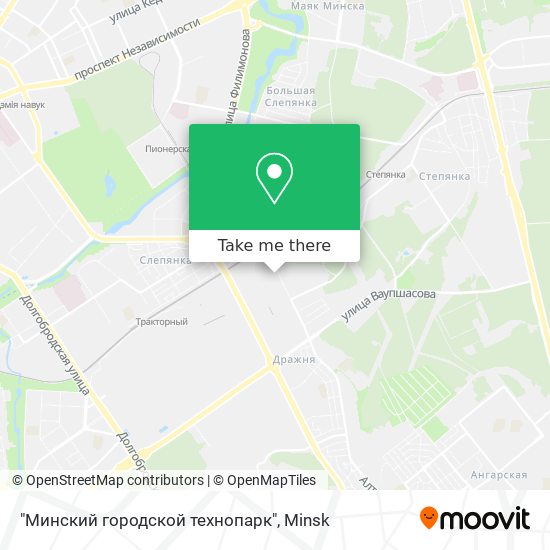 "Минский городской технопарк" map