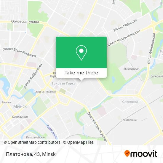 Платонова, 43 map