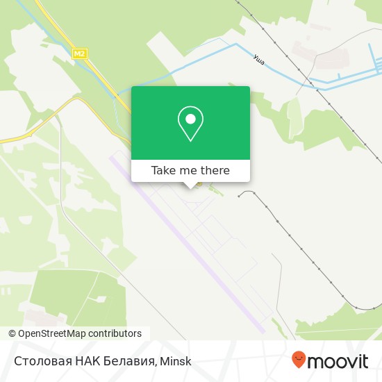 Столовая НАК Белавия map