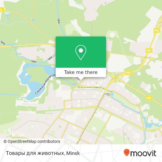 Товары для животных map