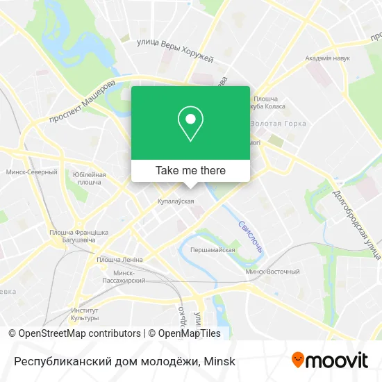 Республиканский дом молодёжи map