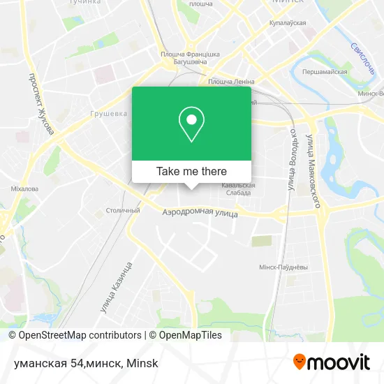 уманская 54,минск map