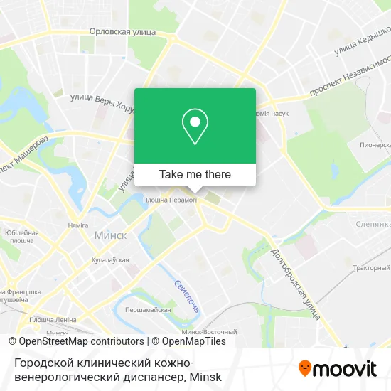 Городской клинический кожно-венерологический диспансер map