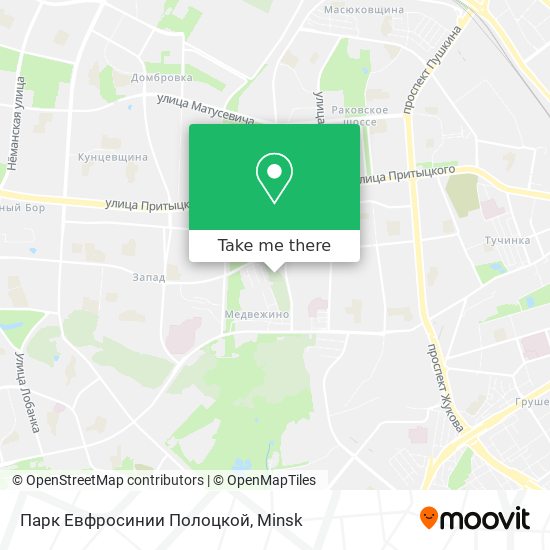 Парк Евфросинии Полоцкой map