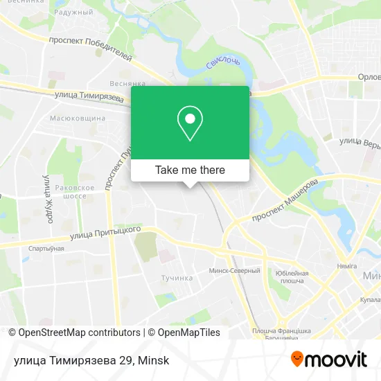 улица Тимирязева 29 map