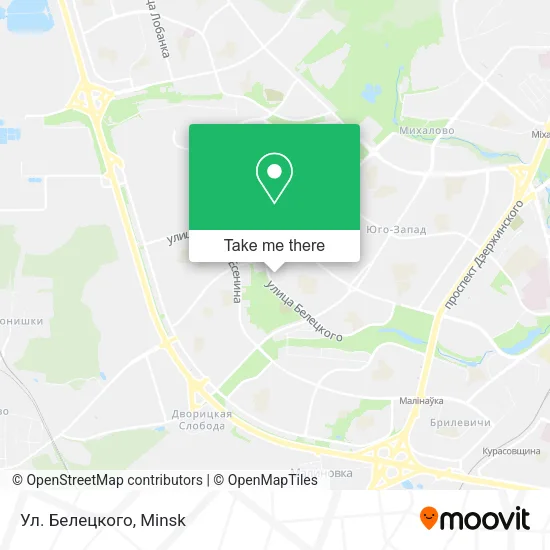 Ул. Белецкого map