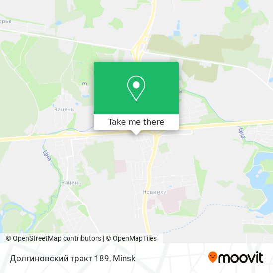 Долгиновский тракт 189 map