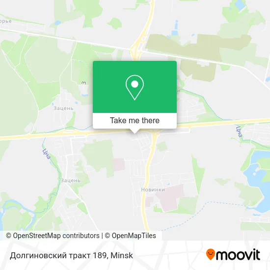Долгиновский тракт 189 map