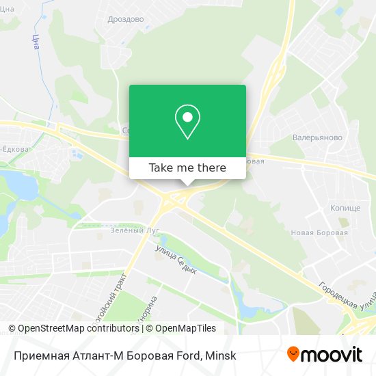 Приемная Атлант-М Боровая Ford map