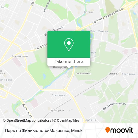 Парк на Филимонова-Макаенка map