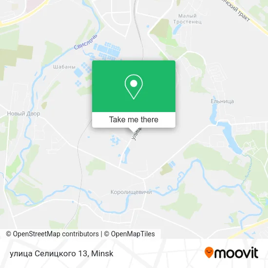 улица Селицкого 13 map