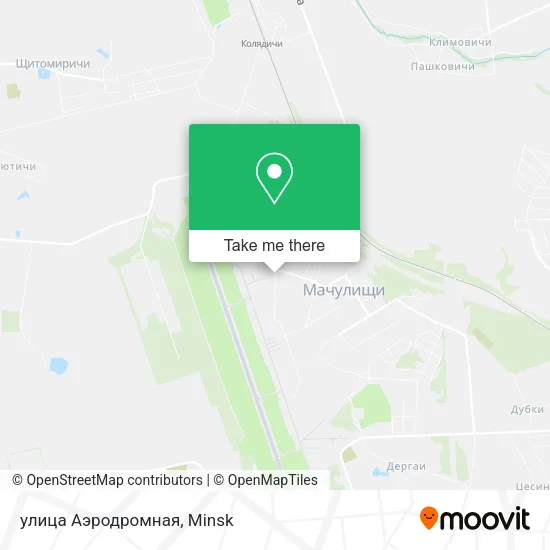 улица Аэродромная map