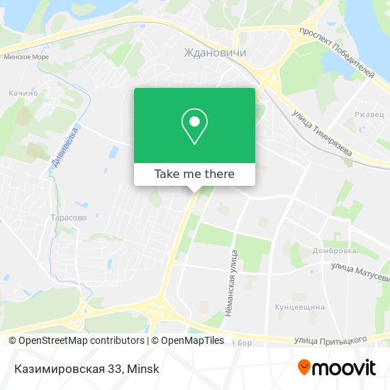 Казимировская 33 map