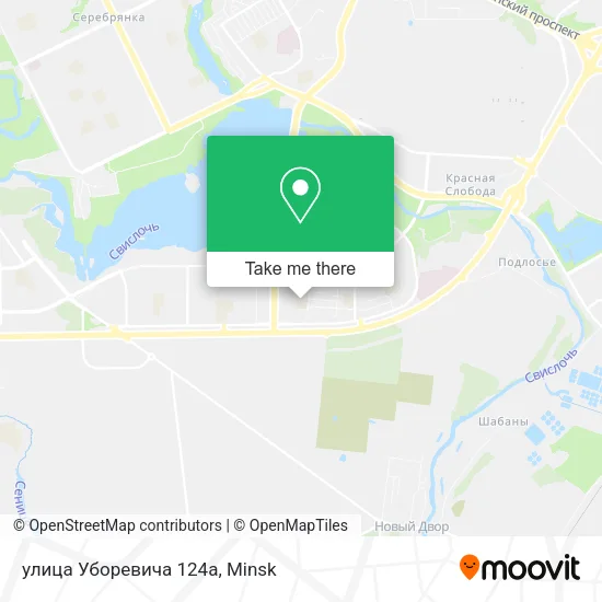 улица Уборевича 124а map