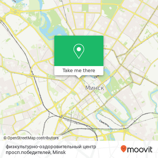 физкультурно-оздоровительный центр просп.победителей map