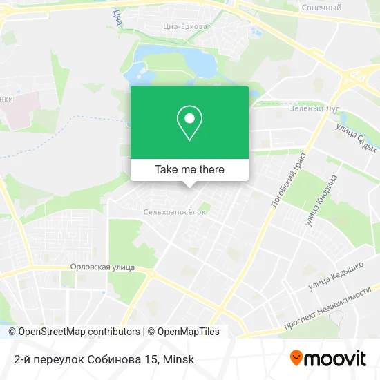 2-й переулок Собинова 15 map