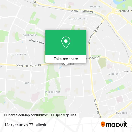 Матусевича 77 map