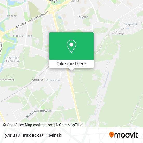 улица Липковская 1 map