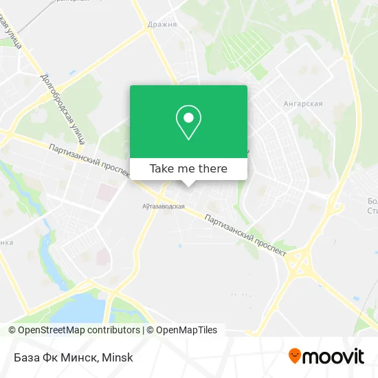 База Фк Минск map