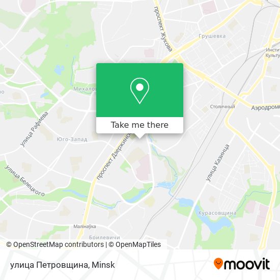 улица Петровщина map