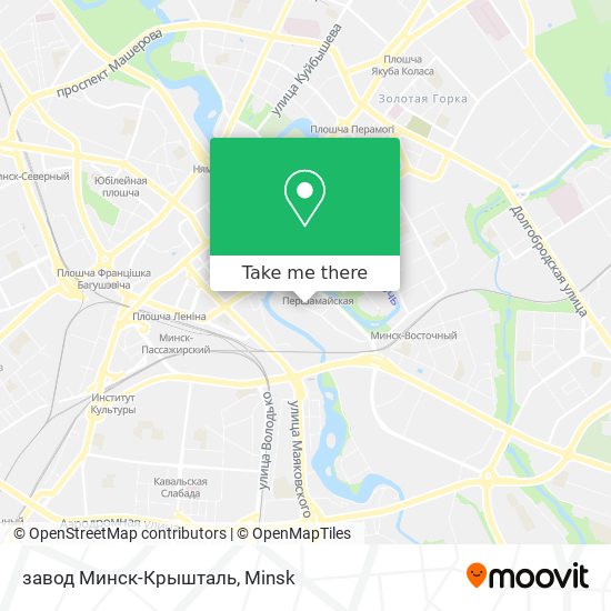 завод Минск-Крышталь map