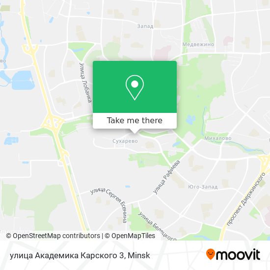 улица Академика Карского 3 map