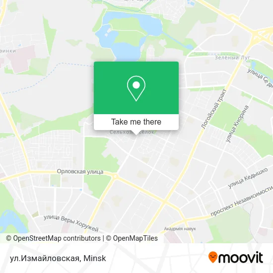 ул.Измайловская map