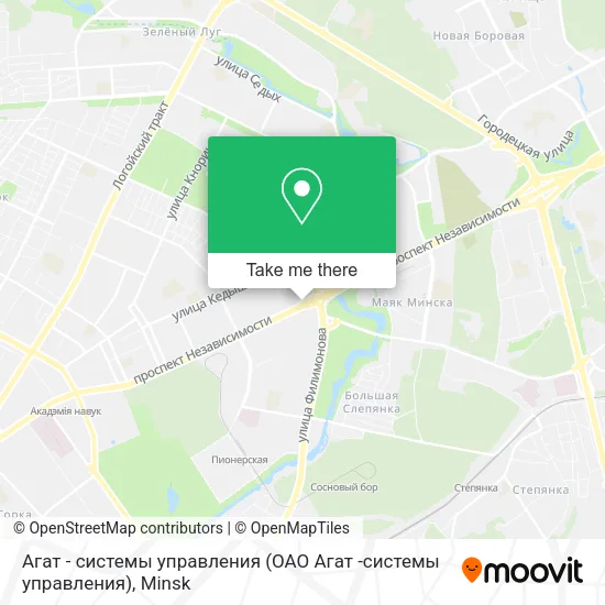 Агат - системы управления map