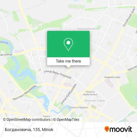 Богдановича, 135 map