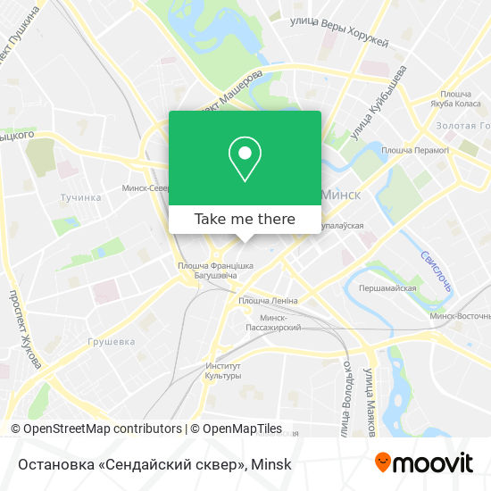 Остановка «Сендайский сквер» map