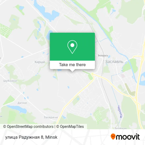 улица Радужная 8 map