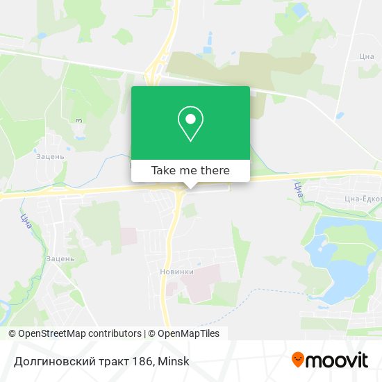 Долгиновский тракт 186 map