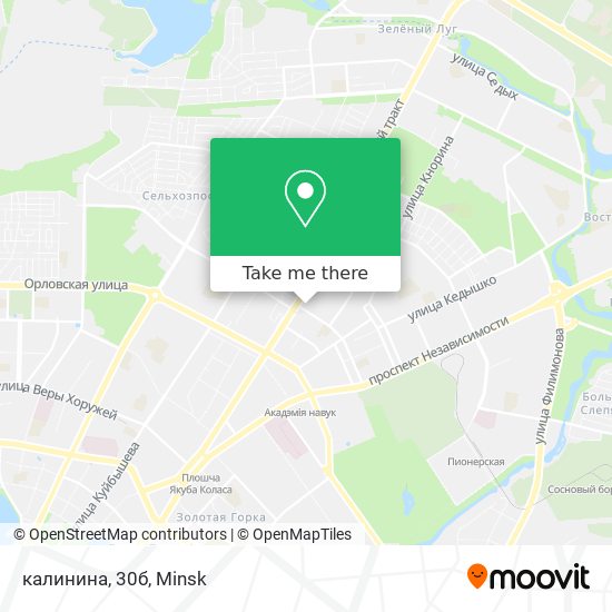 калинина, 30б map