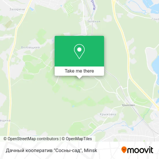Дачный кооператив "Сосны-сад" map