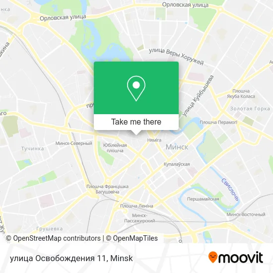 улица Освобождения 11 map