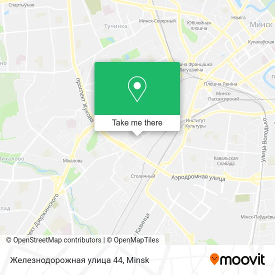 Железнодорожная улица 44 map