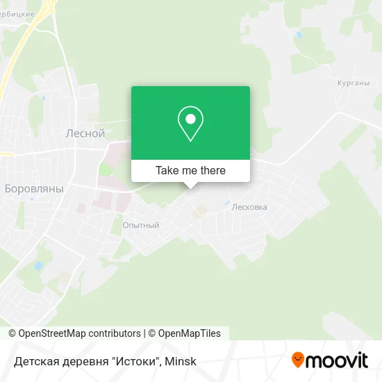Детская деревня "Истоки" map