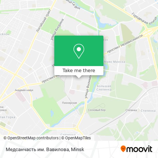 Медсанчасть им. Вавилова map