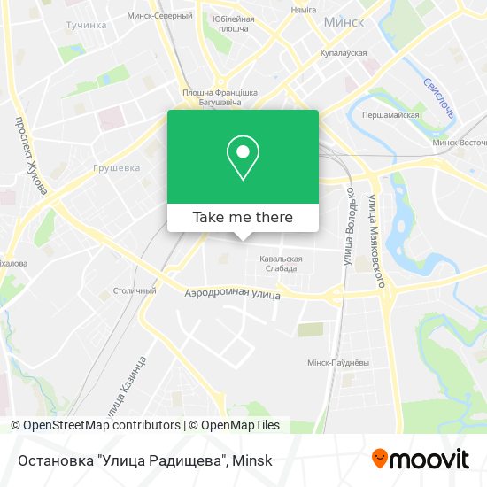 Остановка "Улица Радищева" map