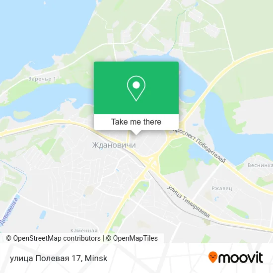 улица Полевая 17 map
